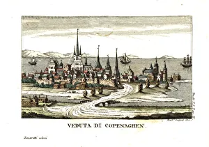 View of Copenhagen, Denmark, circa 1808 View of Copenhagen, Denmark, circa 1808