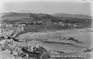 Criccieth Prints: View of Criccieth from the Castle
