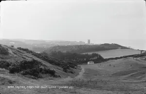 Links Prints: View of Cromer from the Golf Links