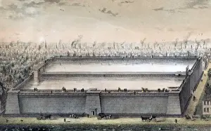 View of the Distributing Reservoir, New York