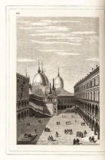 Nobles Prints: View of the Doge's Palace, Venice, 16th century