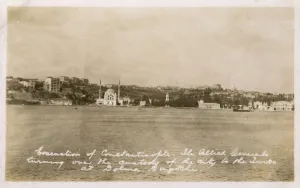 Bosphorus Gallery: View toward Dolmabahce, handing control of Istanbul to Turks