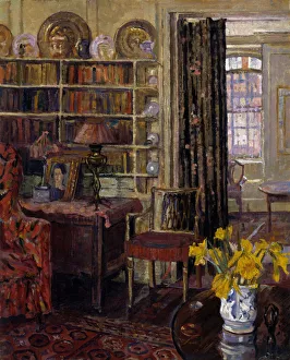 View of a domestic interior, probably the home of Charles Ai