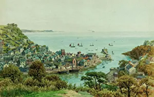 Looe Prints: View from The Downs, Looe, Cornwall