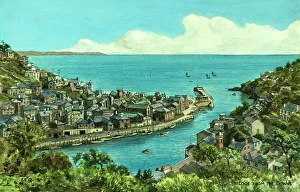 View from The Downs, Looe, Cornwall