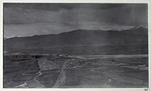 Hayman Prints: View from top of Dzong (a fortified hillside monastery)
