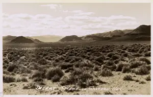 Climate Prints: View of the eastern Nevada Desert, USA