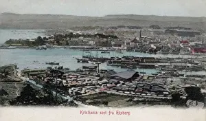 View from Ekeberg towards Oslo, Norway