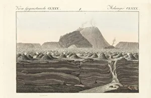 Thousand Prints: View of El Jorullo, central Mexico