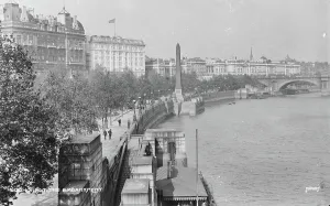 Pathways Prints: View of the Embankment in London