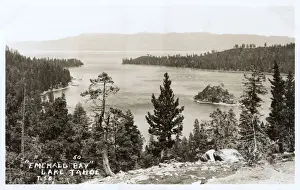 Emerald Prints: View of Emerald Bay, Lake Tahoe, California, USA