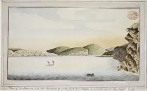 Port Jackson Prints: View of the entrance into the Harbour of Port Jackson