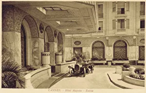 Majestic Collection: A view of the entrance to the Hotel Majestic in Cannes