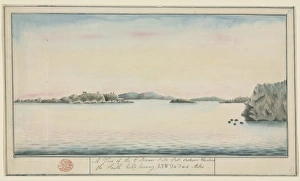 View of the entrance into Port Jackson Harbour