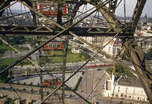 Iron Work Prints: View from the ferris wheel, Vienna, Austria