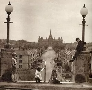 Apr20 Gallery: A view of Fettes College in Edinburgh. Date: 1955