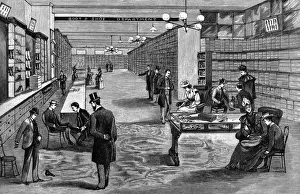 View of first basement, Our Boys Clothing Company, Holborn