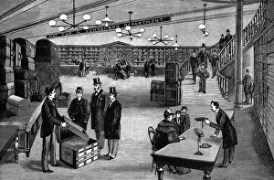 Basement Prints: View of first basement, Our Boys Clothing Company, Holborn