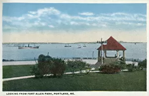 Allen Gallery: View from Fort Allen Park, Portland, Maine, USA