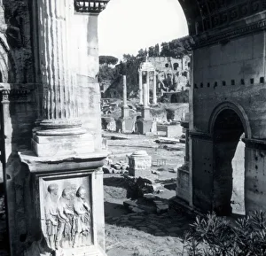 View of The Forum, Rome, Italy
