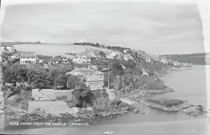 Fowey Prints: View of Fowey from the Castle