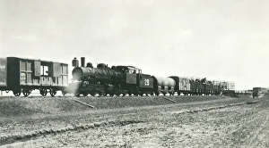 Iraq Gallery: View of a fully armed train, Iraq