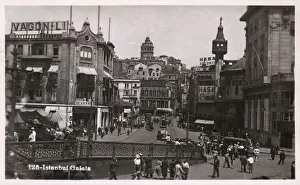 Galata Collection: View toward the Galata Tower, Istanbul, Turkey