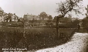 Quaker Collection: View from the garden, Sidcot School, Somerset