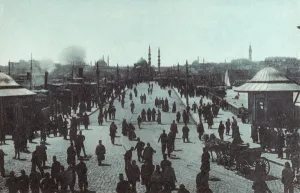 Yeni Prints: View across the Glata Bridge, Istanbul