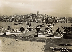 Galata Collection: View across the Golden Horn toward Galata, Istanbul, Turkey