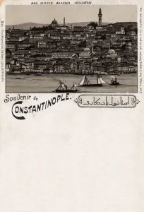 Beyazit Prints: View across Golden Horn from Galata Tower, Istanbul, Turkey