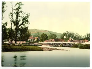 Goring Prints: View at Goring, below the Weir, London and suburbs, England