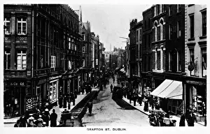Sunblind Prints: View of Grafton Street, Dublin, Ireland