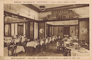 A view of the Grand Spumante room of Poccardi, Italian Resta A view of the Grand Spumante room of Poccardi, Italian Resta