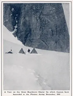 A View up the Great Beardmore Glacier
