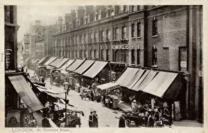 Stalls Collection: View of Great Titchfield Street, London