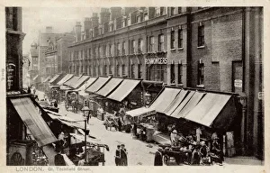 Stalls Collection: View of Great Titchfield Street, London