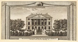Alexander Hogg Prints: View of Gunnersbury House, Ealing, 18th century