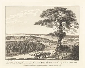 View of Hackwood Park, Basingstoke, 18th century