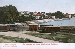Pasa Prints: View of Haidar Pasha and Kadikoy - Istanbul, Turkey