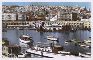 View of the harbour, Algiers, Algeria