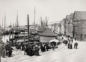 View of the harbour, Bergen Norway