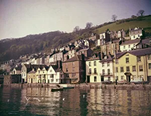 Houses Gallery: View from the harbour, Dartmouth, Devon