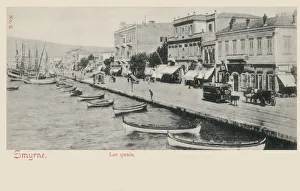 Images Dated 1st March 2019: A view of the harbour at Izmir (Smyrna), Turkey