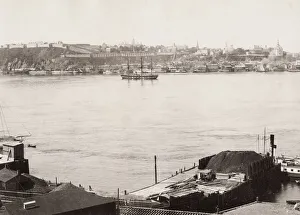 View of the harbour, Quebec, Canada