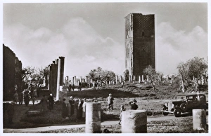 Images Dated 6th June 2017: View of the Hassan Tower, Rabat, Morocco