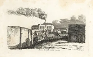 Antiquary Prints: View of Henry Meux's Brewhouse, built around 1796