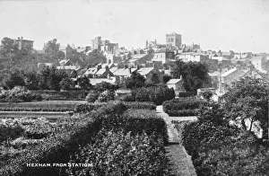 Hexham Prints: View of Hexham, Northumberland