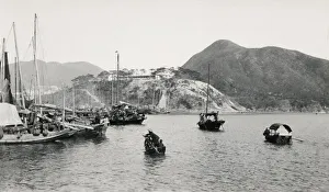 View at Hong Kong, boats