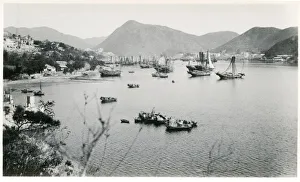 View at Hong Kong, boats